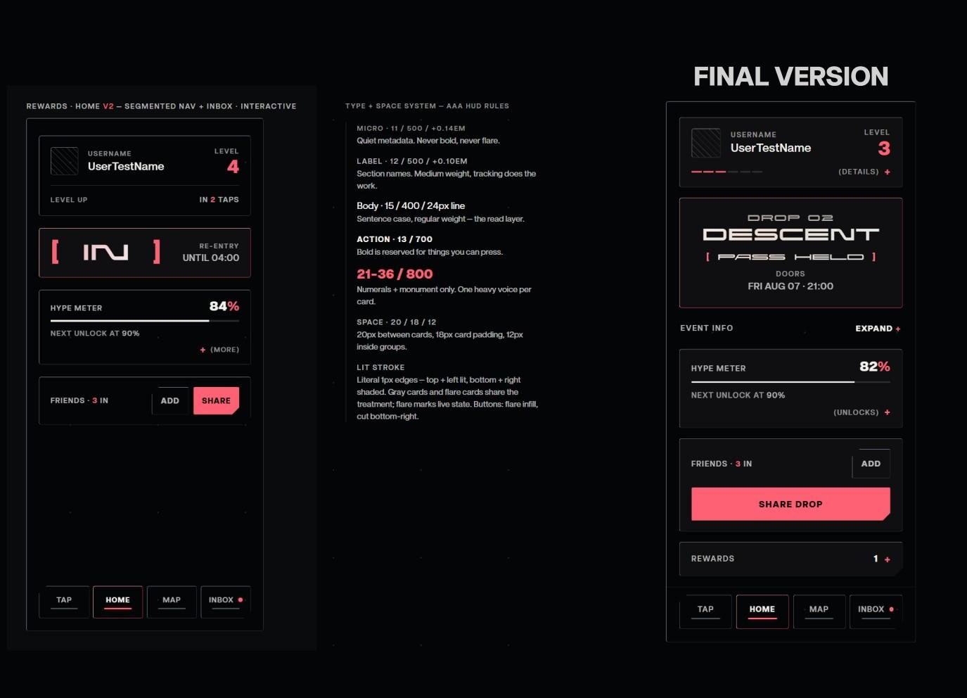 Iteration: Home V2 to the consolidated final version